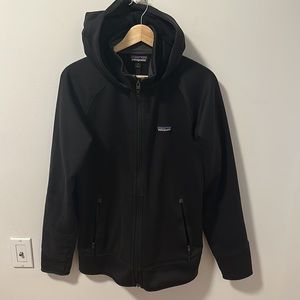 Men’s black Patagonia zip performance fleece jacket | size M